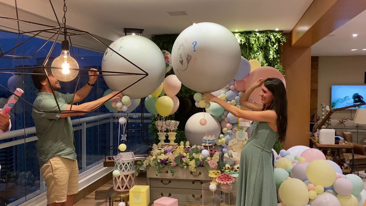 Ballon bulle Gender Reveal –