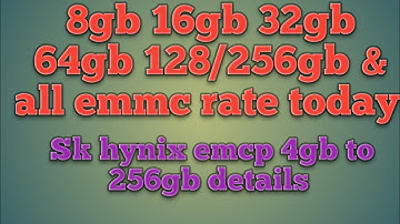 8gb 16gb 32gb 64gb 128gb & all emmc rate today in Delhi India|Sk hynix ic emcp |MEMBERS ONLY VIDEO