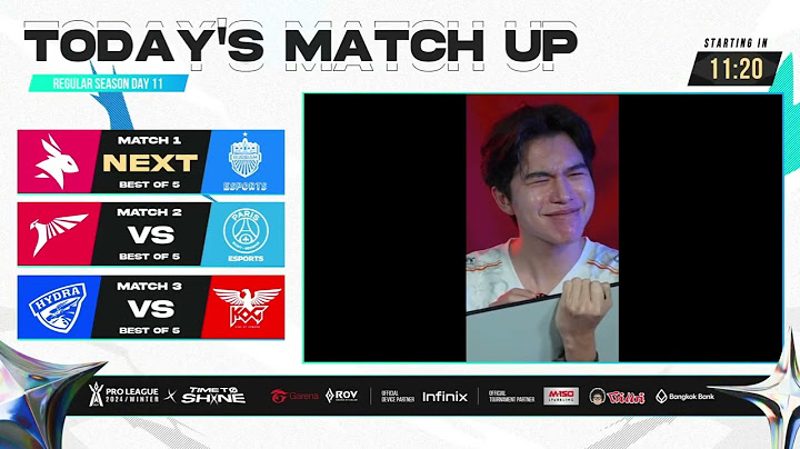การแข่งขัน RoV Pro League 2024 Winter  รอบเก็บคะแนน Week 4 Day 2