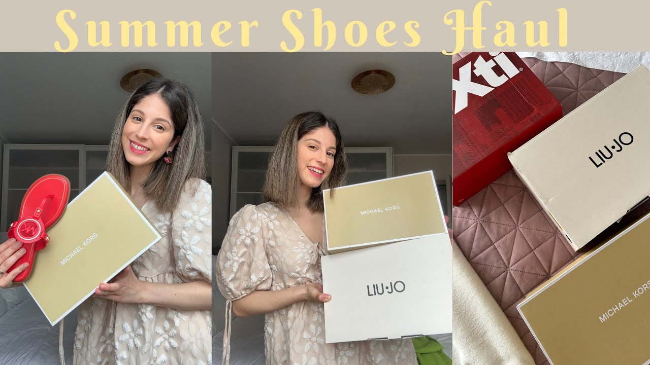 Καλοκαιρινές Αγορές σε Υποδήματα LiuJo- Michael Kors- Xti / Supermarket  Haul - Online Ψώνια !
