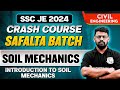 Ssc je 2024 crash course  soil mechanics  introduction of soil mechanics  civil engineering