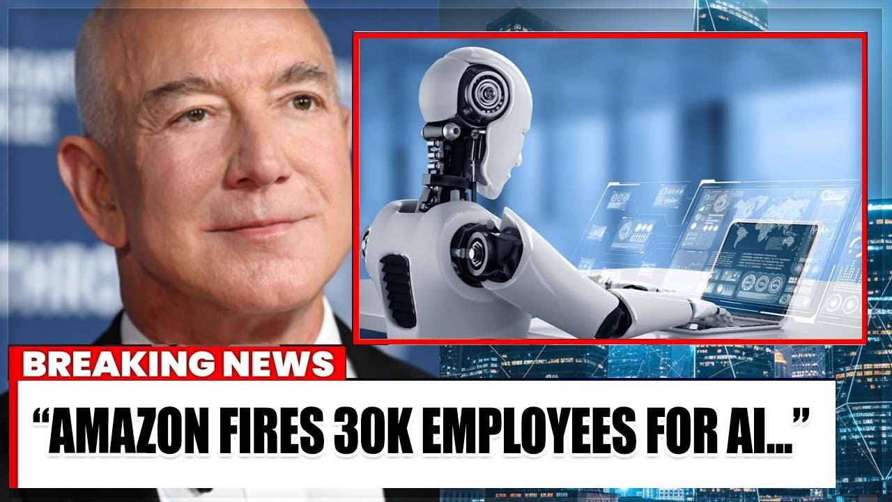 BREAKING: Amazon Fires 30,000 Workers to Bring in AI Robots 🤖 This ...
