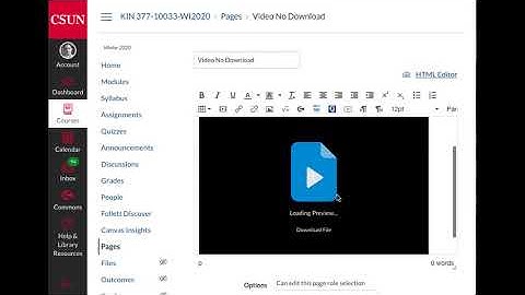 Prevent videos to be downloaded in Canvas