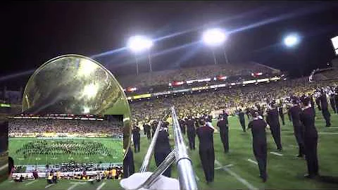 ASU Marching Band Halftime Show (September 12, 2015 Trombone Cam)