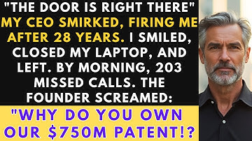 Mijn CEO heeft me ontslagen – ik heb het patent van 750 miljoen dollar teruggenomen