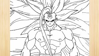 Desenhando o Super Saiyajin infinito #desenho #goku #anime #dbz #drago