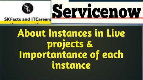 #ServiceNow Instances in Live projects #interview #qa #UAT #developer #analyst