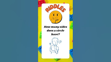 English Riddle-How many sides does a circle have? #riddles