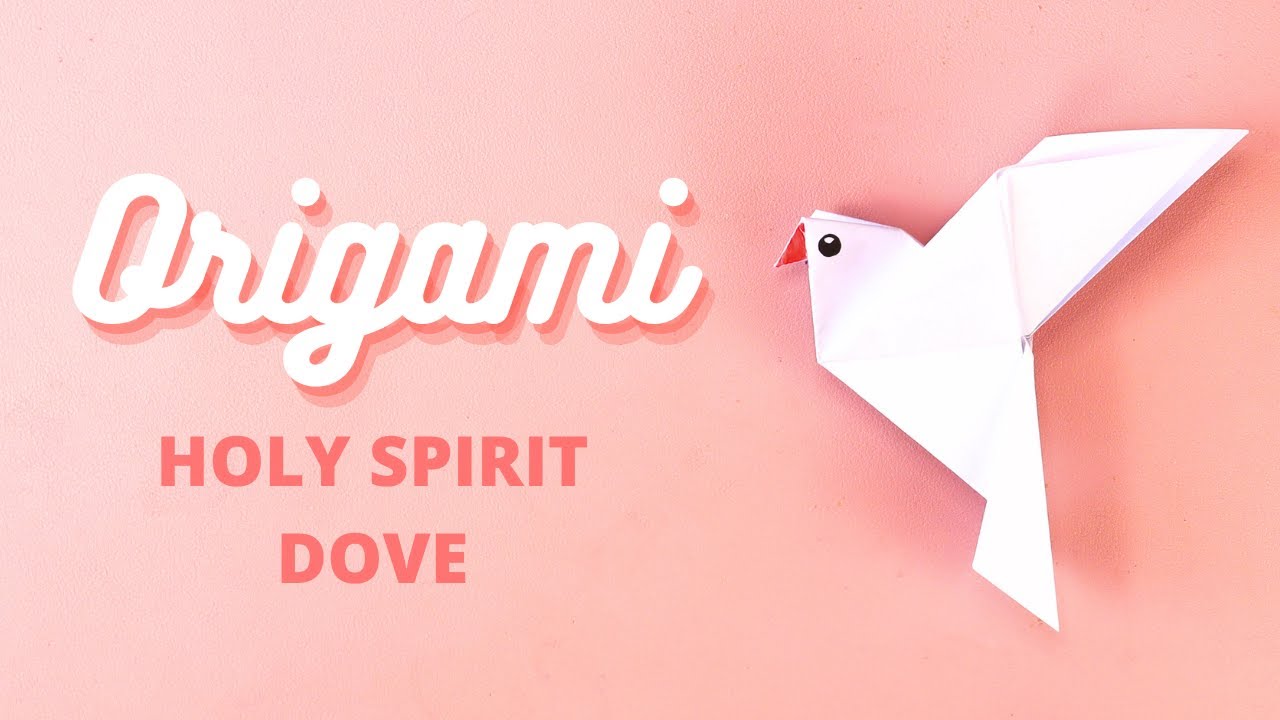 Holy Spirit Dove Origami Step-by-Step Catholic Art Tutorial