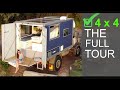 #014 The Full Tour: Unique DIY 4X4 Tiny Home // Unimog Expedition Vehicle has everything!