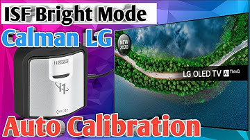 Auto calibration of SDR ISF Bright Mode on my 2020 LG GX 4K OLED with the i1 Display Pro & Calman LG