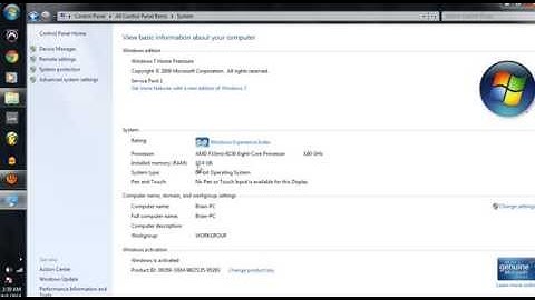 How To Check PC Specs on Windows 7 (OS Version, Amount of RAM, Processor Speed)