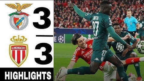 ⚽ MONACO VS BENFICA 3- 3 – 6-GOAL THRILLER! BENFICA QUALIFIES IN DRAMATIC STYLE! 🔥🏆