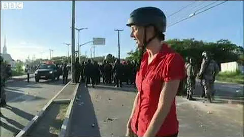 BBC News   Brazil protests: Clashes break out ahead of match