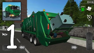 Trash Truck Simulator‏ - Gameplay Walkthrough Part 1 (Android,IOS)