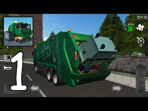 Trash Truck Simulator‏ - Gameplay Walkthrough Part 1 (Android,IOS)