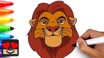 How To Draw Mufasa | Step by Step Art Lesson for Beginners
