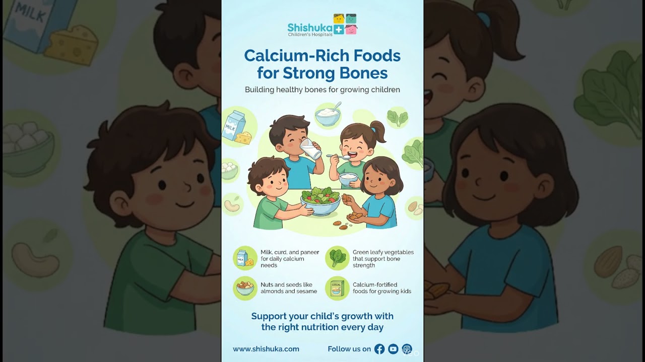 Calcium-Rich Foods for Strong Bones in Children | Pediatric Nutrition Tips