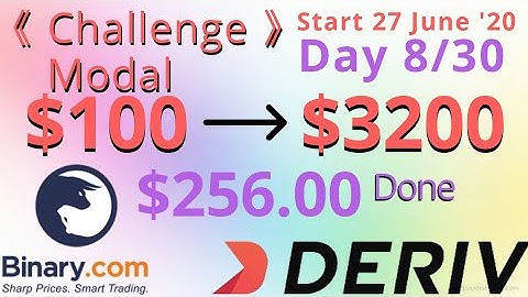 $100 to $3200 Challenge | $256.00 Done | start 27 june 