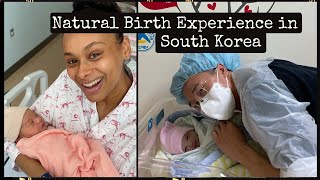 Natural Birth Experience in South Korea: Expectations vs Reality | Name Reveal! (ambw, 국제커플)