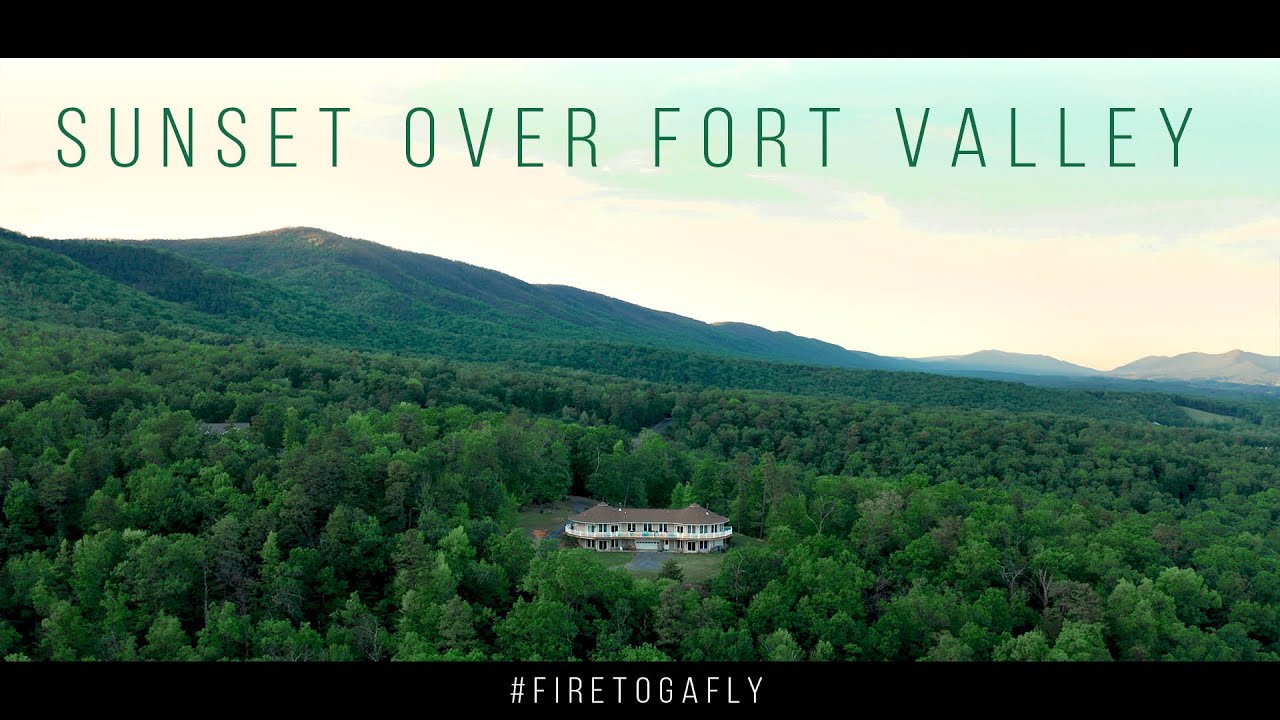 Sunset Over Fort Valley | Fire Toga Films | Drone Footage