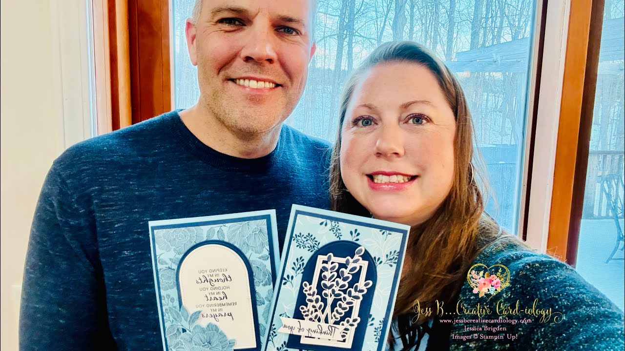 New Stampin’ Up! Product of the Month - True Blue Florals DSP Cards