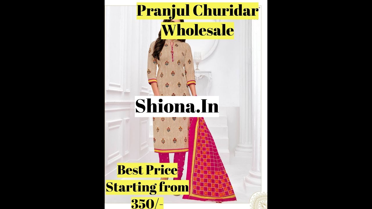 pranjul churidar material wholesale