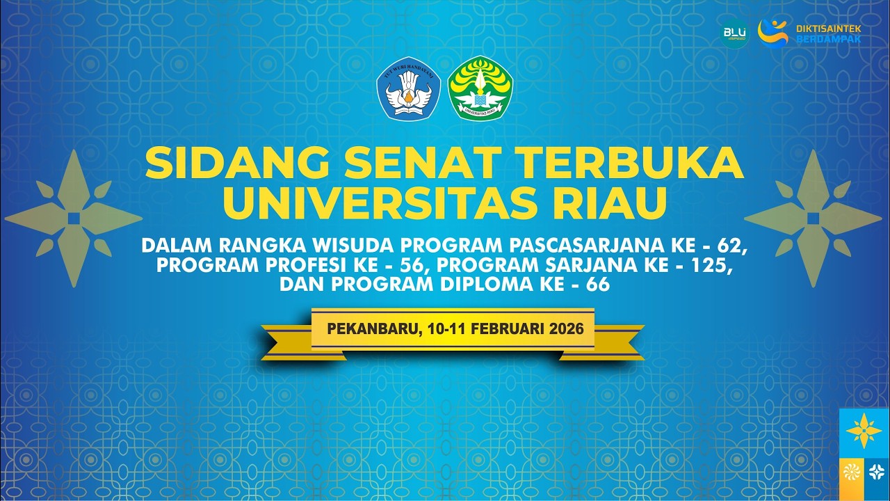 WISUDA UNRI PERIODE FEBRUARI 2026 (SESI III)