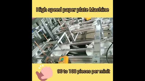 High speed paper plate machine 100 to 120 pcs per min call : +91 8866650880