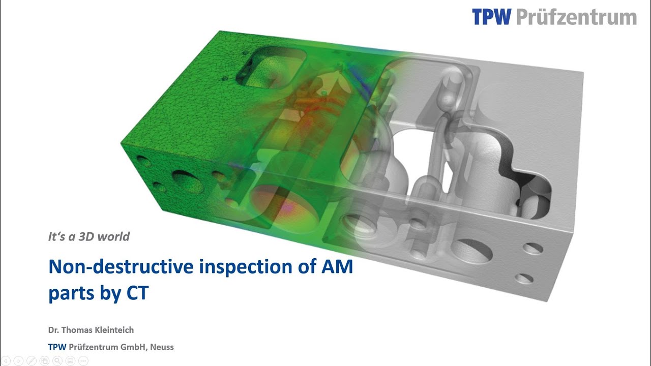 Non Destructive Inspection of AM parts by CT - YouTube