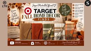 🍂 TARGET FALL HOME DECOR FINDS  Cozy Threshold Throw Blankets You NEED for Fall 2026! News