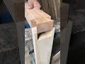 Wood Joints Are Made Manually
