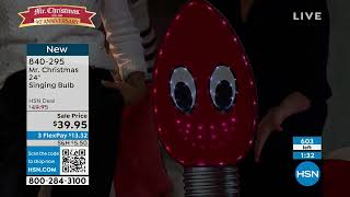 Mr. Christmas 24" Singing Bulb