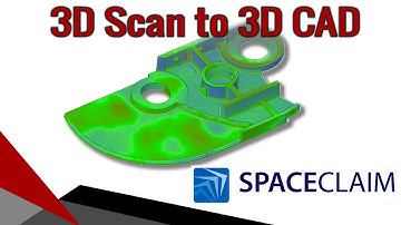 3D Scan to 3D CAD using Spaceclaim