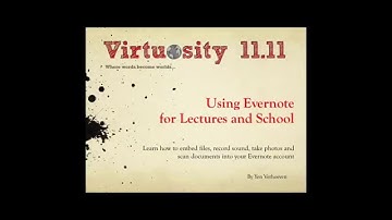 Evernote tutorial - Snapshots and scans