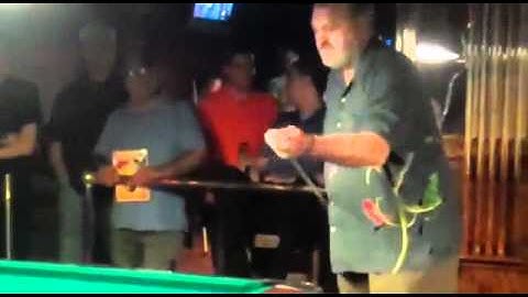 Mike Massey Trick Shot   Amsterdam Billiards, NYC   YouTube