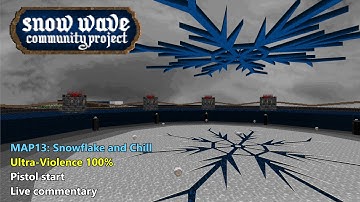 Doom II: Snow Wave - MAP13: Snowflake and Chill - Ultra-Violence 100%