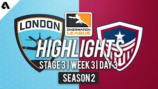 London Spitfire vs. Washington Justice | Overwatch League S2 Highlights - Stage 3 Week 3 Day 3