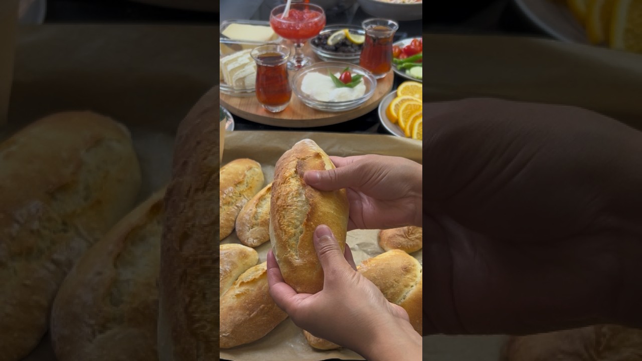 Yoğurmadan Yumuşacık Ekmek Tarifi 😍🥖 #haticemazi #tarif
