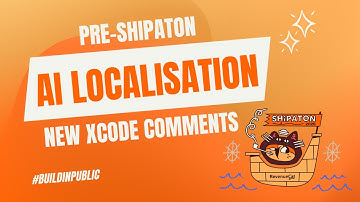 Shipaton: AI Localisation with Xcode & Claude Code #BuildInPublic
