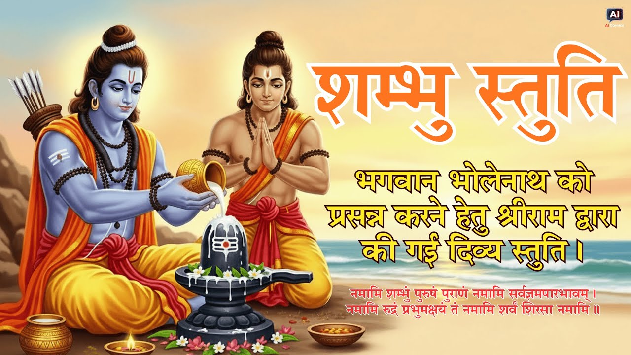 Namami Shambhum Purusham Puraanam | Shambhu Stuti | नमामि शम्भुं पुरुषं पुराणं | Shiv Stuti by Ram