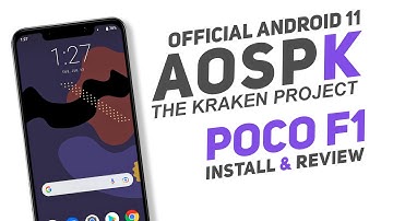 POCO F1 | (AOSPK) The Kraken Project Official Rom | Android 11 | Install & Review