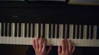 Bach, Adagio BWV 974, easy version, piano chords