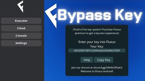 NEW Fluxus Key Bypass | After discontinued | How Get Fluxus Key