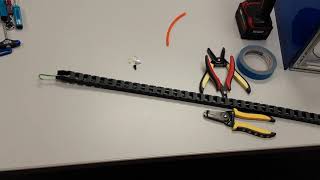 CO2 wiring 7 - X drag chain
