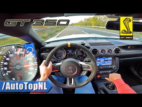 SHELBY MUSTANG GT350 TOP SPEED on AUTOBAHN [NO SPEED LIMIT] by AutoTopNL