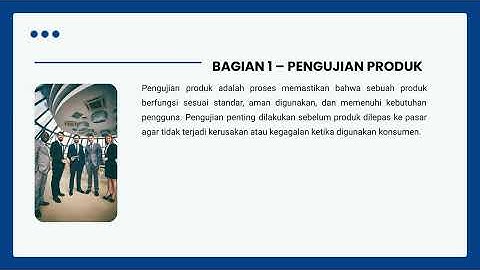 PROSEDUR PENGUJIAN PRODUK Hardware, Software, dan Uji Durabilitas