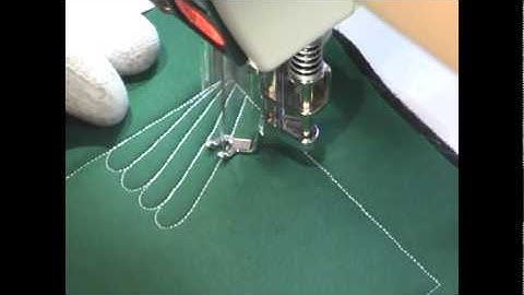 Free Motion Quilting Video: Feather Band