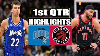 Orlando Magic vs Toronto Raptors 1st QTR HIGHLIGHTS | March 17 | 2024 NBA Season