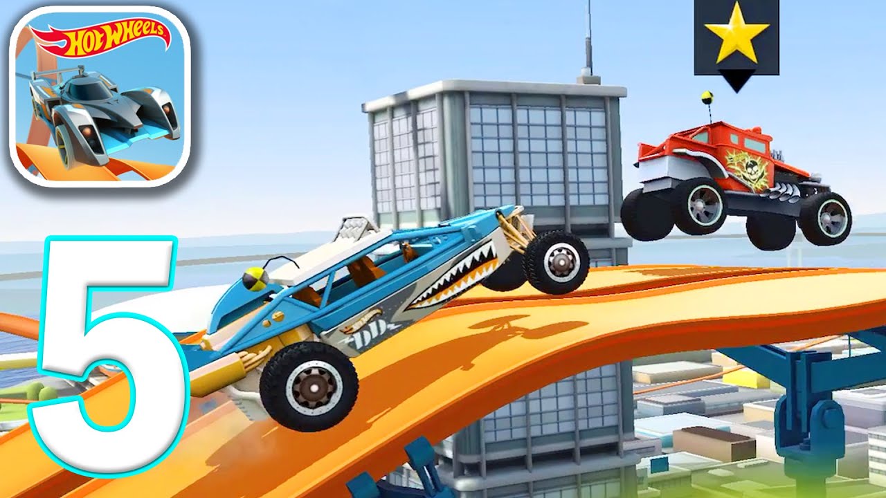 Hot Wheels Race Off Gameplay Walkthrough Part 5 Levels 458 (iOS